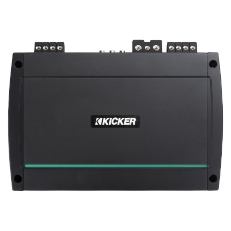 Kicker Marine 4-Channel Class-D Full Range 800W RMS 2-Ohm Amplifier – 48KXMA8004