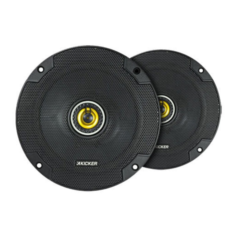 Kicker Pair 6.75″ Coaxial 2 Way Speakers 300W 4 Ohm Car Audio Black 46CSC674