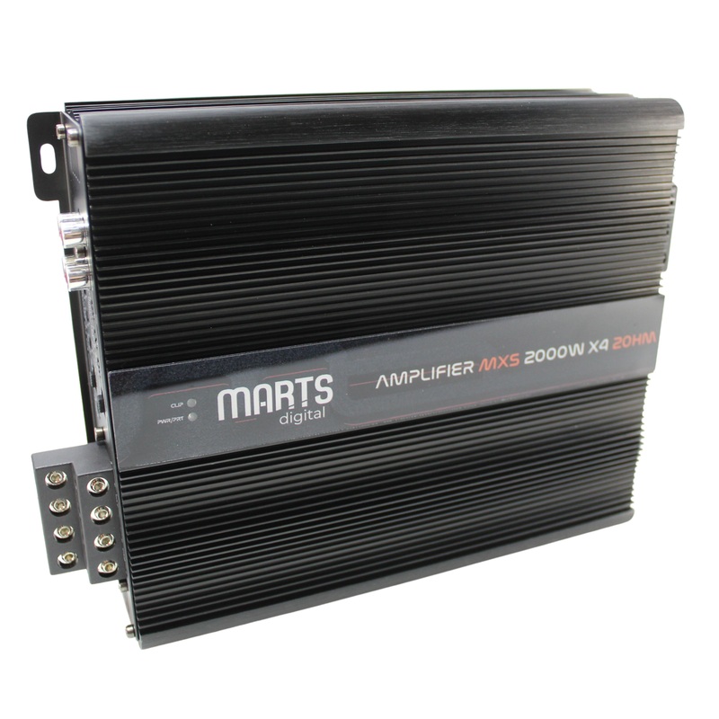 Marts Digital 4 Ch Amplifier Full Range Class D Compact 2000w 2 ohm MXS-2000×4-2