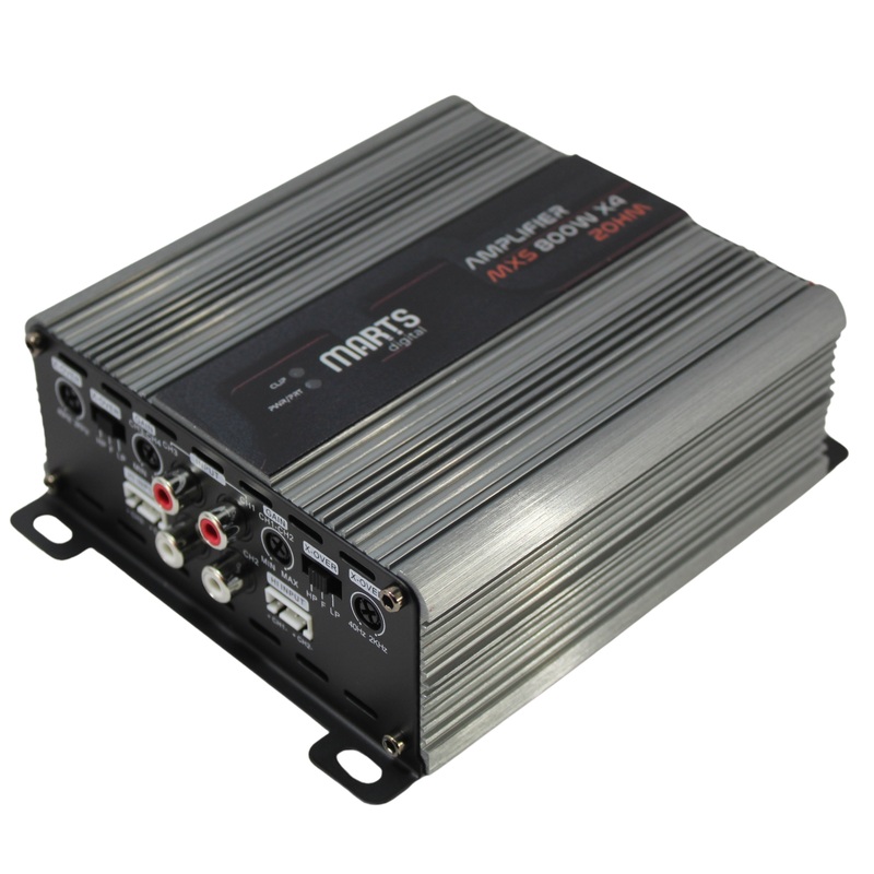 Marts Digital 4 Ch Amplifier Full Range Class D Compact 800W 2 ohm MXS-800×4-2