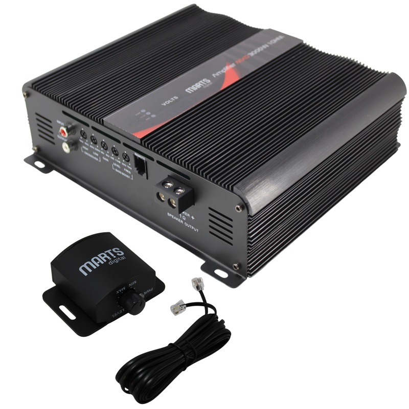 Marts Digital Amplifier Monoblock Full Range Class D 3000 W 1 Ohm MXD-3000W-1