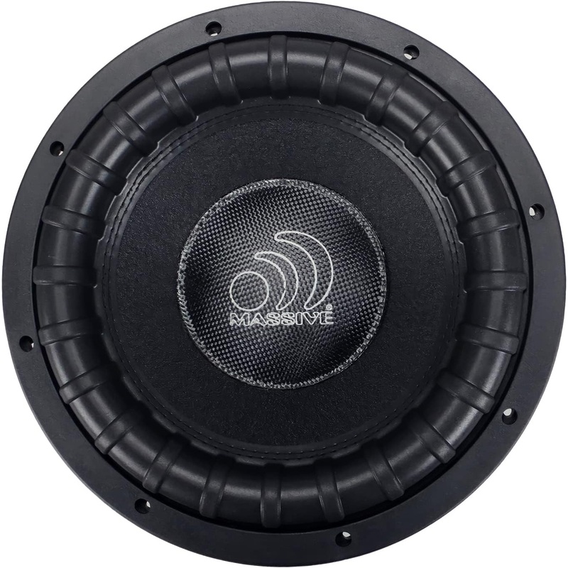 Massive Audio 12″ 1500 Watt Subwoofer Dual 4 Ohm 2.5″ Voice Coil MGK124