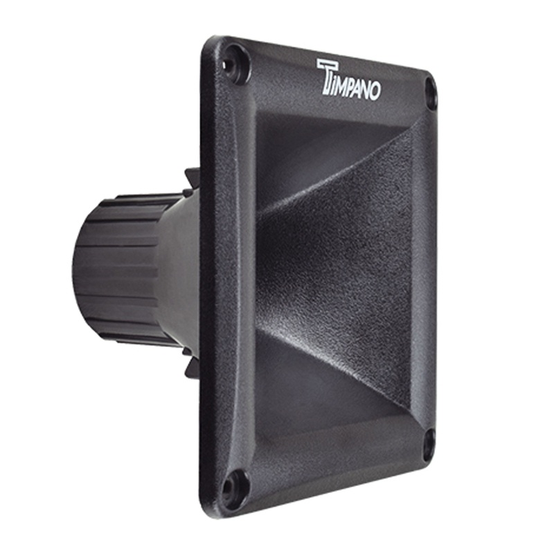 Timpano 1 Inch Exit Slim Screw On 4.5″ x 4.5″ Trumpet Horn Black TPT-HL11-25