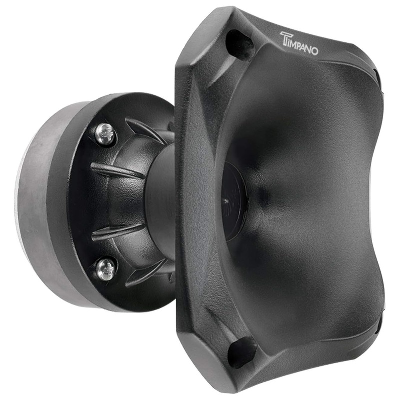 Timpano 4.5″ x 4.5″ Slim Horn 1″ 75W RMS 8-Ohm Phenolic Driver / TPT-DH175 SLIM
