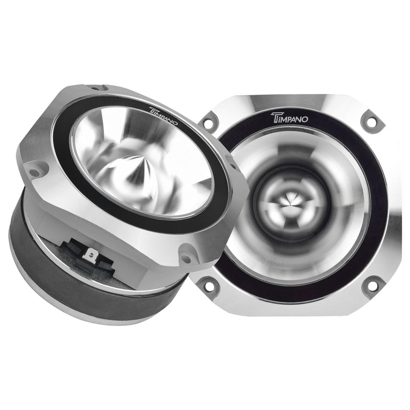 Timpano 4 Inch 900W 8 Ohm 1.5″ VC Chrome PRO Bullet Super Tweeters Pair TPT-ST25