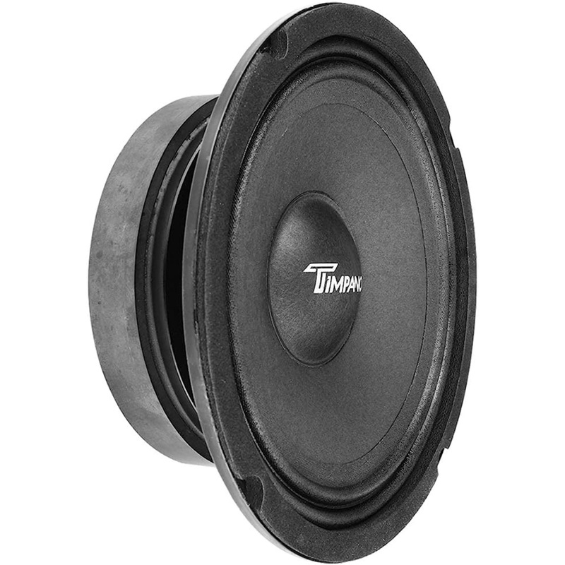 Timpano 6.5 Inch 100W RMS 4 Ohm Shallow Mount Midrange Speaker TPT-MR6-4 SLIM