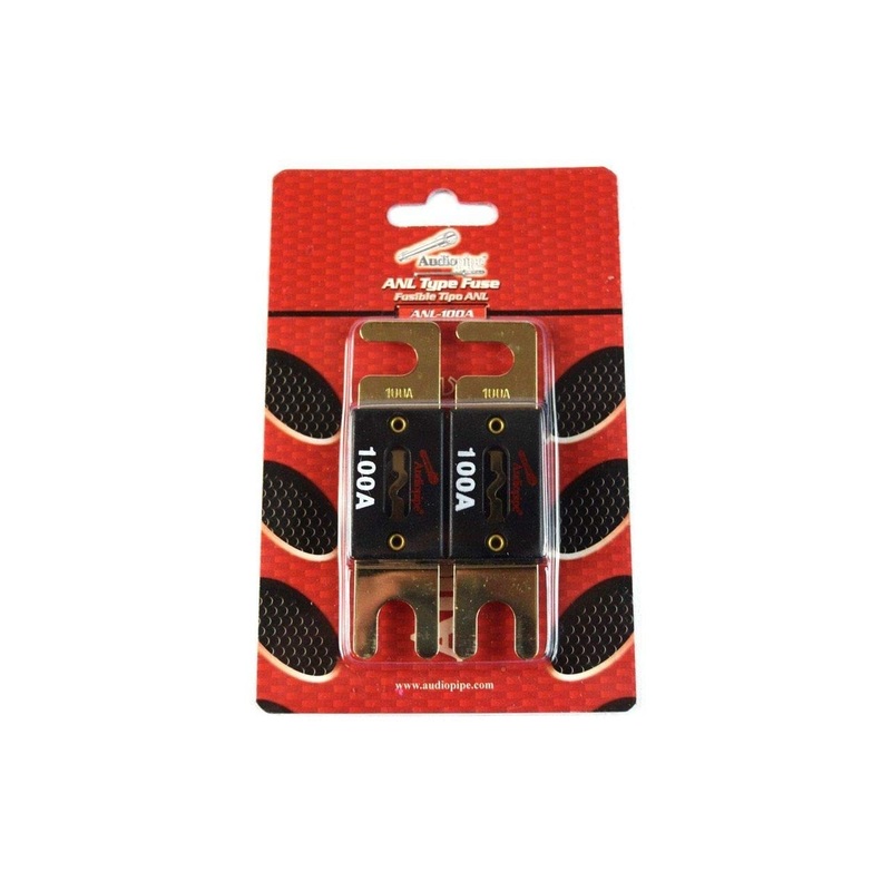 Audiopipe 100 Amp 32V Gold Plated ANL Car Audio Fuses AP-ANL-100A
