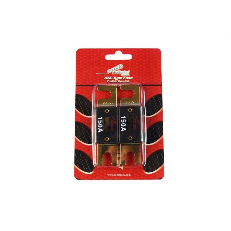Audiopipe 150 Amp 32V Gold Plated ANL Car Audio Fuse Pair / AP-ANL-150A
