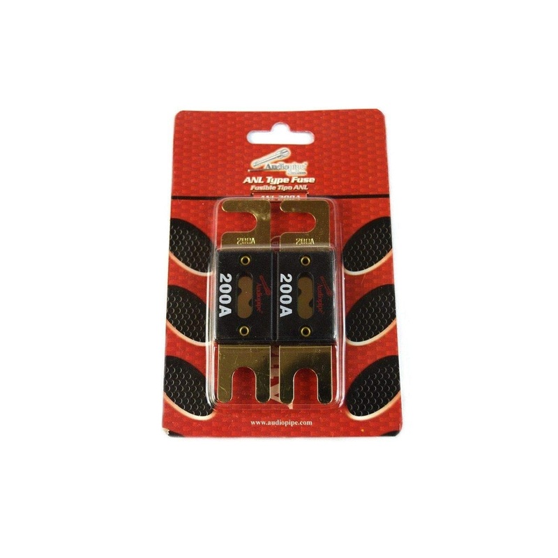Audiopipe 200 Amp 32V Gold Plated ANL Car Audio Fuses AP-ANL-200A