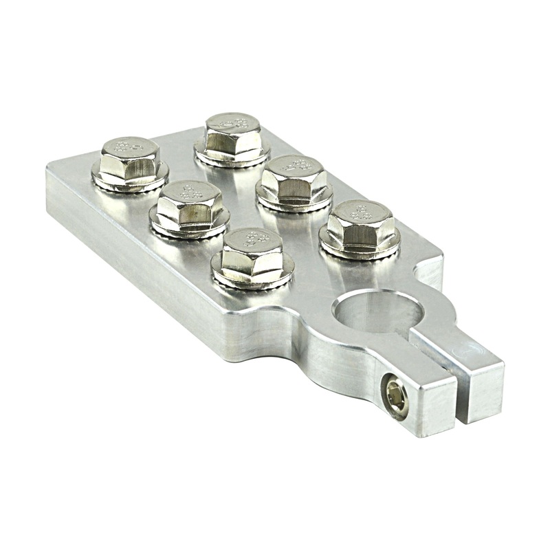 Audiopipe Aluminum 0GA/4GA/6GA Multi Cable Negative Battery Terminal BT-600N