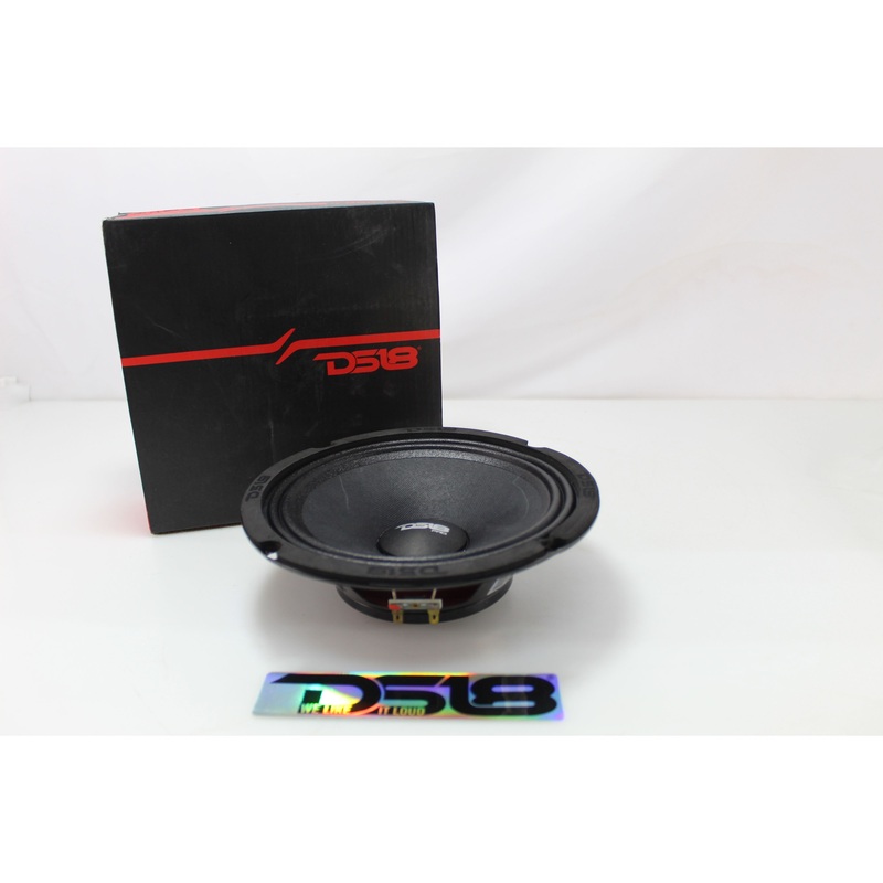 DS18 PRO 8″ Mid-Range Speaker 400 Watt 4 Ohm with Ultra Slim Neo Magnet OPEN BOX