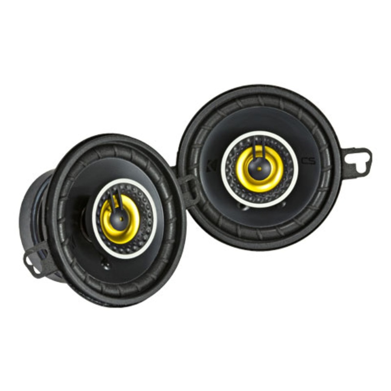Kicker 3.5″ Coaxial 2 Way Pair of Speakers 90W Peak 4-Ohm Car Audio Black