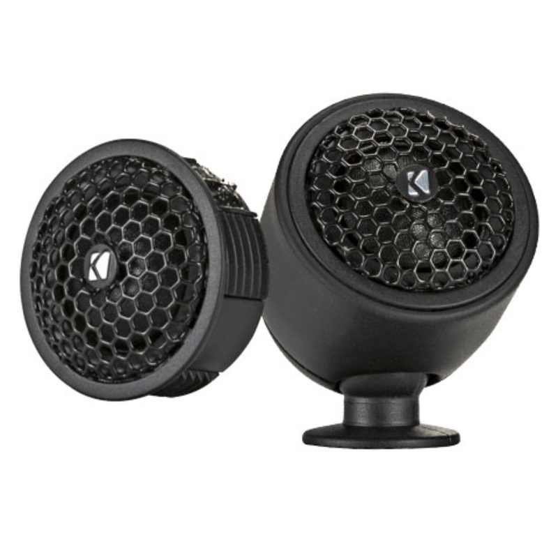 Kicker 3.75″ Car Audio Tweeters 4 Ohm 125W Peak, Flush / Surface Mount 46KST2004