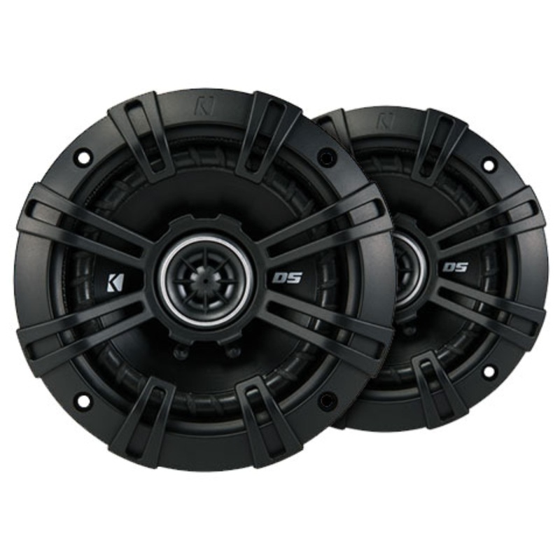 Kicker 5.25″ 4 Ohm 200W Peak 2 Way Coax Full Range Car Audio Speakers 43DSC504
