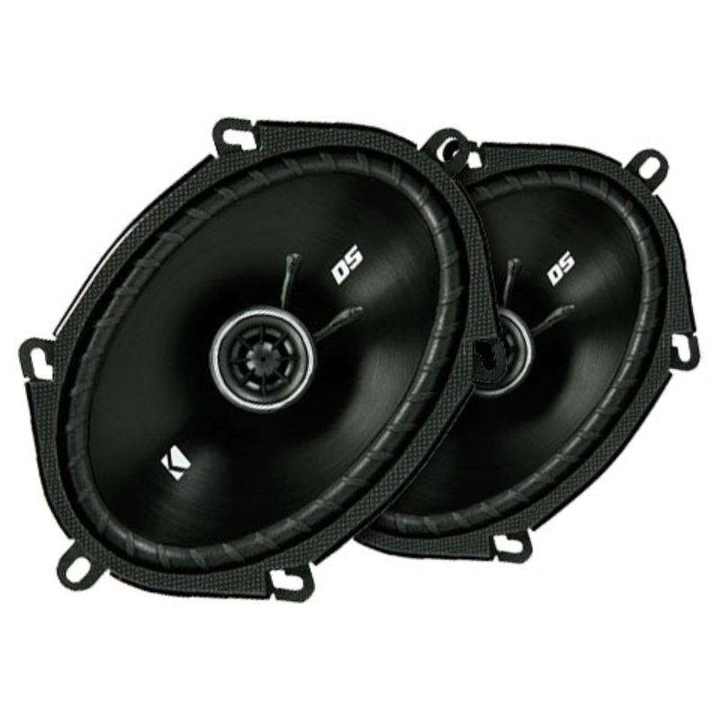Kicker 6×8″ Coaxial 2 Way Speakers 200W Peak 4 Ohm Car Audio Black 43DSC6804