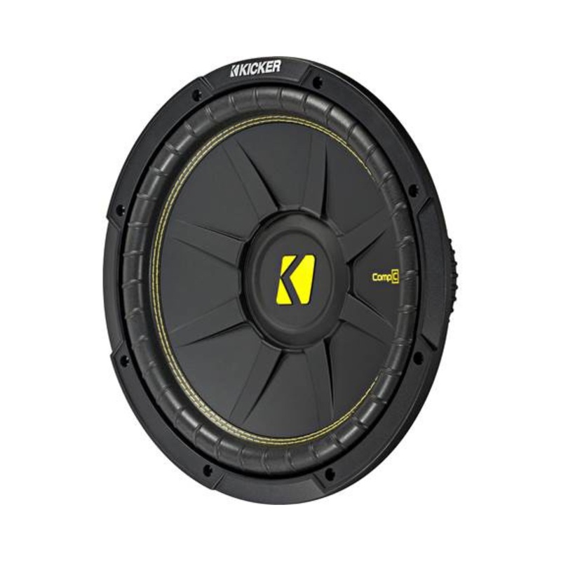 Kicker CompC Series 12″ 4 Ohm Voice Coil Car Subwoofer 600W Peak 44CWCS124