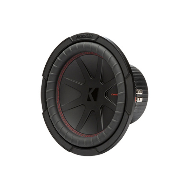 Kicker CompR Series 10″ Dual 2 Ohm Voice Coil Car Subwoofer 800W Peak 48CWR102