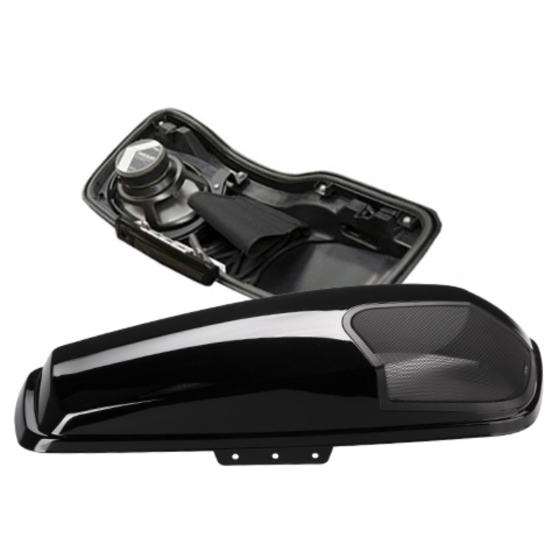 Kicker HDBL69VB Series Vivid Black Bag Lid Audio Kit f/ Harley Davidson ’14 & UP