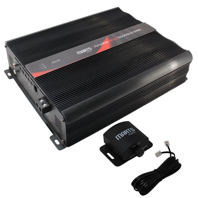 Marts Digital Amplifier Monoblock Full Range Class D 5000 Watts 2 Ohm MXD-5000W