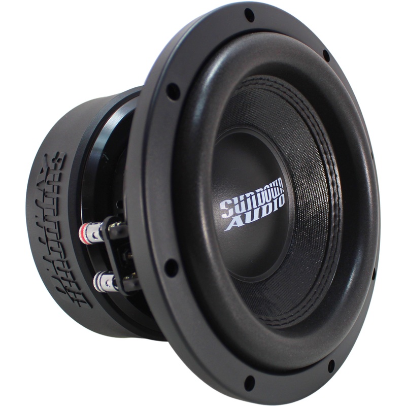 Sundown Audio E-Series V.6 8″ 300W RMS Dual 4-Ohm VC Subwoofer / E-V.6-8-D4
