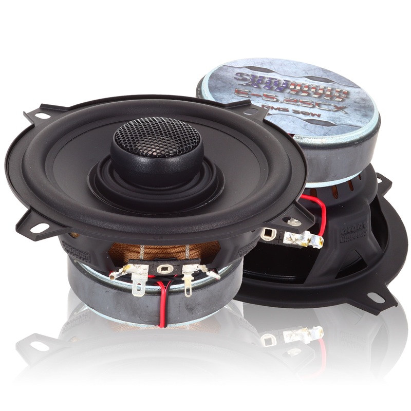 Sundown Car Audio E-Series 5.25″ 100W Peak 4 Ohm 2-Way Coaxial Speakers E-5.25CX