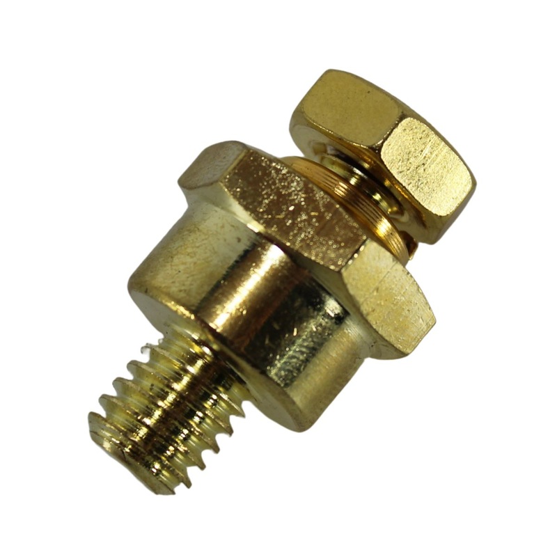 Audiopipe Direct Mount Battery Side Post Extender 24K Gold Finish BT-300