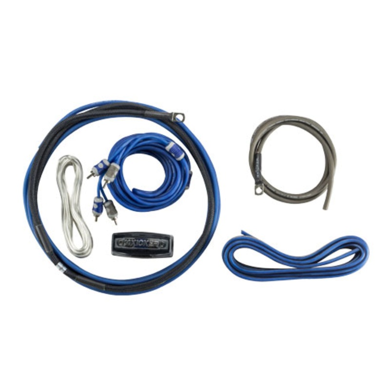 Kicker K-Series Complete 8 AWG 2 Channel Amplifier Installation Wire Kit 46CK8