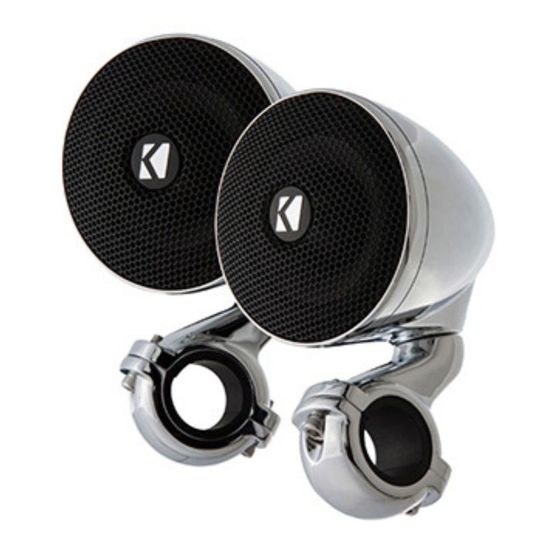 Kicker Mini Enclosed Weather Proof Speaker Pair, 3-Inch 2 Ohm 100W Peak 47PSM32