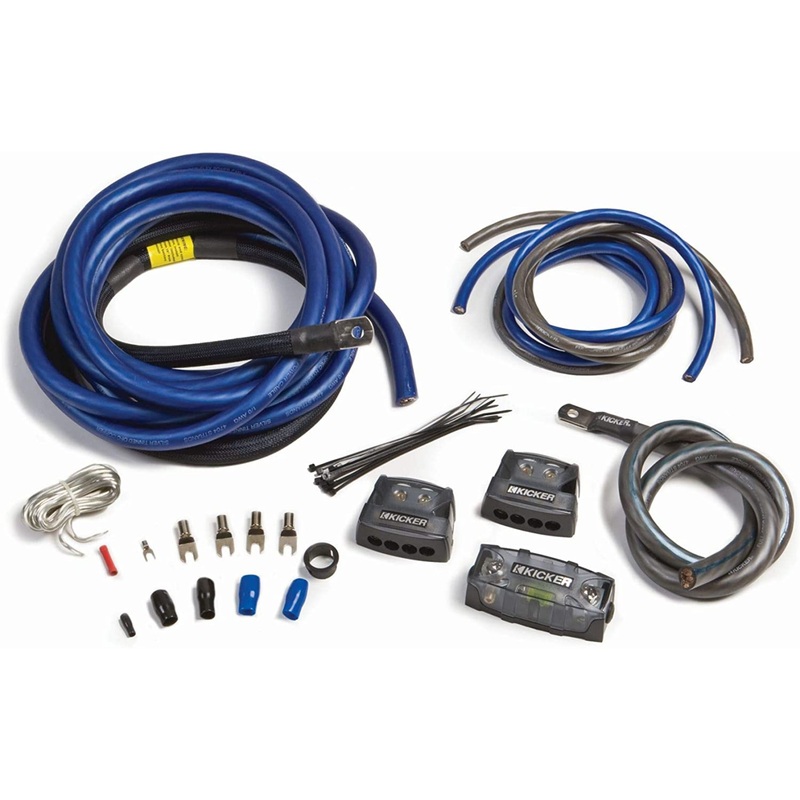 Kicker P-Series Dual Complete 1/0 AWG Amplifier Installation Wire Kit