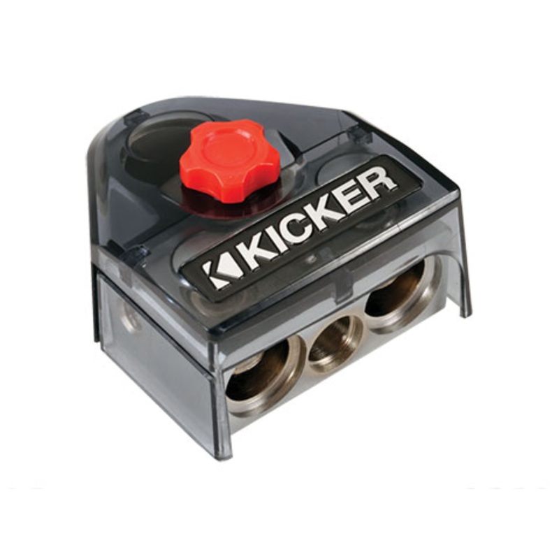 Kicker Pos/Neg Battery Terminal 2x 0 AWG – 8 AWG / 1x 4 AWG – 8 AWG 46BT4