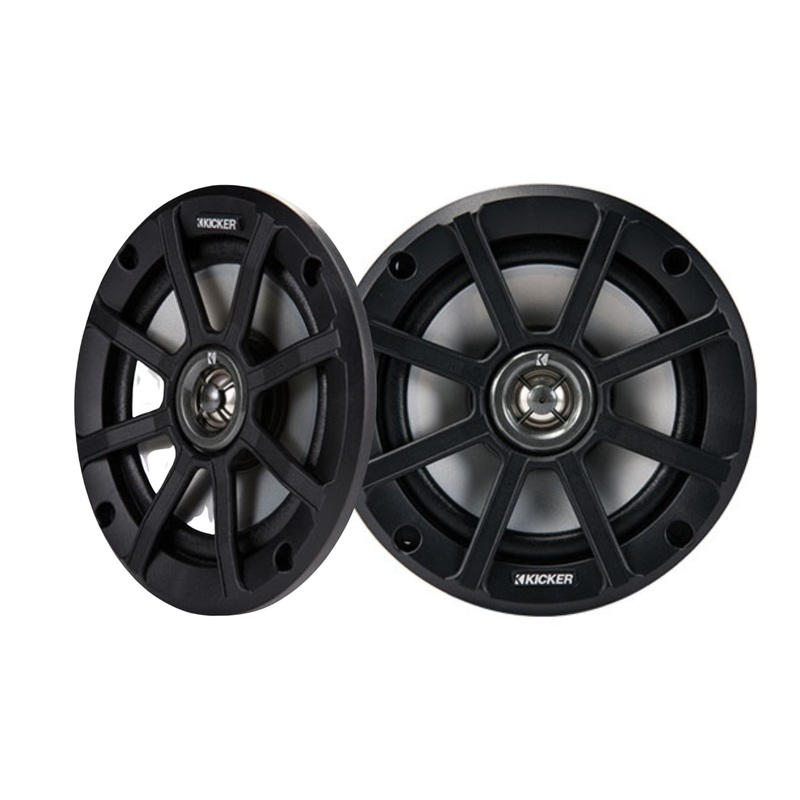 Kicker PS 6.5″ Weather-Proof Coaxial Speakers 2 ohm 120W Peak 42PSC652 (Pair)
