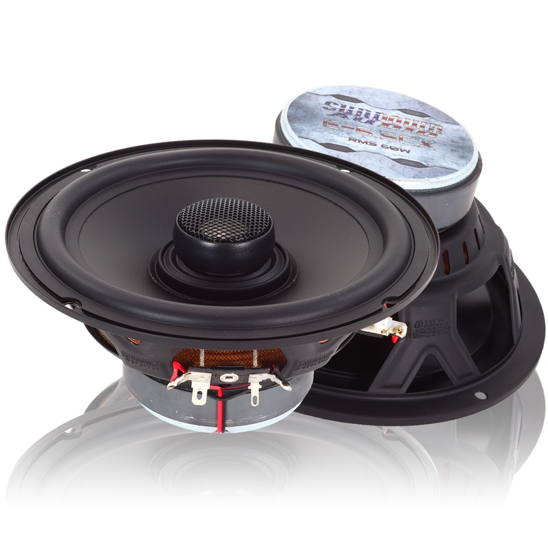 Sundown Car Audio E-Series 6.5″ 120W Peak 4 Ohm 2-Way Coaxial Speakers E-6.5CX