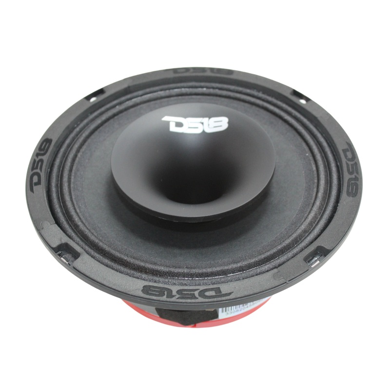 DS18 6.5″ Hybrid Slim Speaker w/ 1″ Driver Horn 300W Peak 4-Ohm PRO-HY6.4MSL