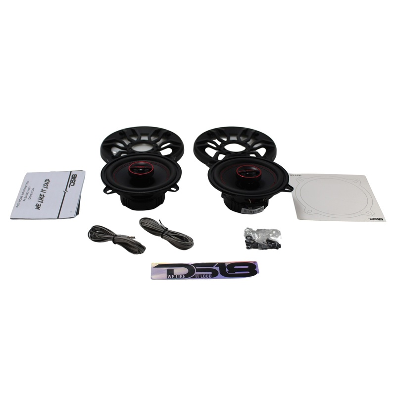 DS18 GEN-X6.5 Coaxial Speaker 6.5″ Car Speakers 3-Way 150W Peak 50W RMS 4ohm