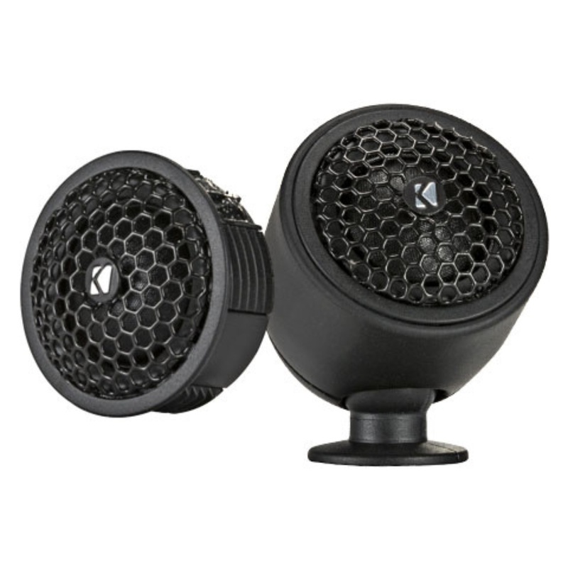 Kicker KS-Series 1 Inch 4 Ohm Silk Dome Car Audio Tweeters 150W Peak