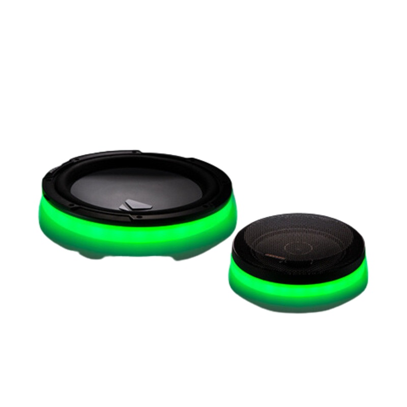 Kicker Weather-Proof LED Lighted Rings for 6.5″ Speakers IP66 (Pair) 47KLSR65