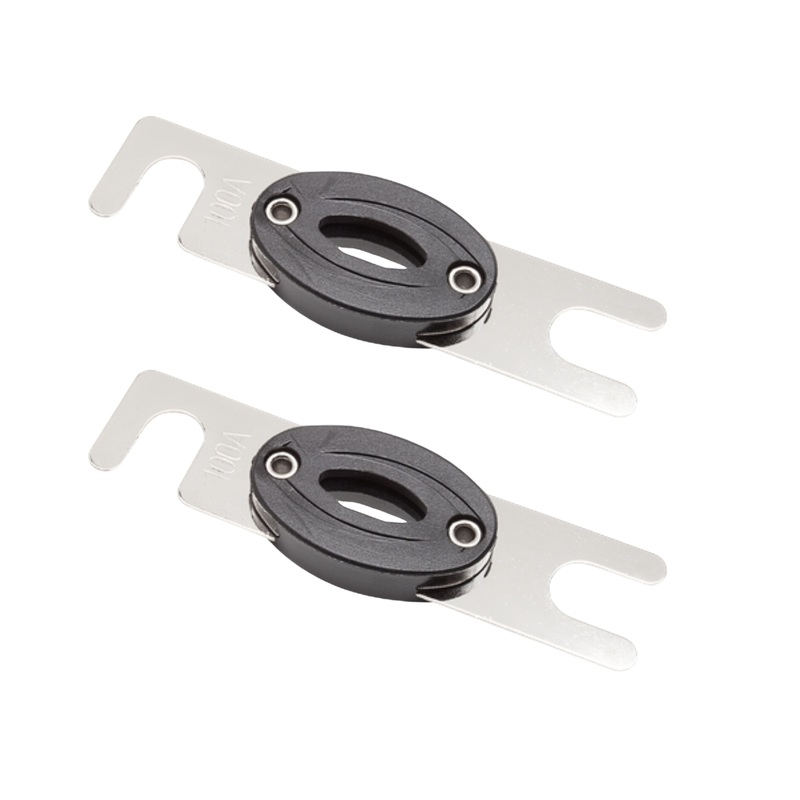 Rockford Fosgate 100 Amp ANL Fuse Platinum Finish (2-Pack) RFFA100