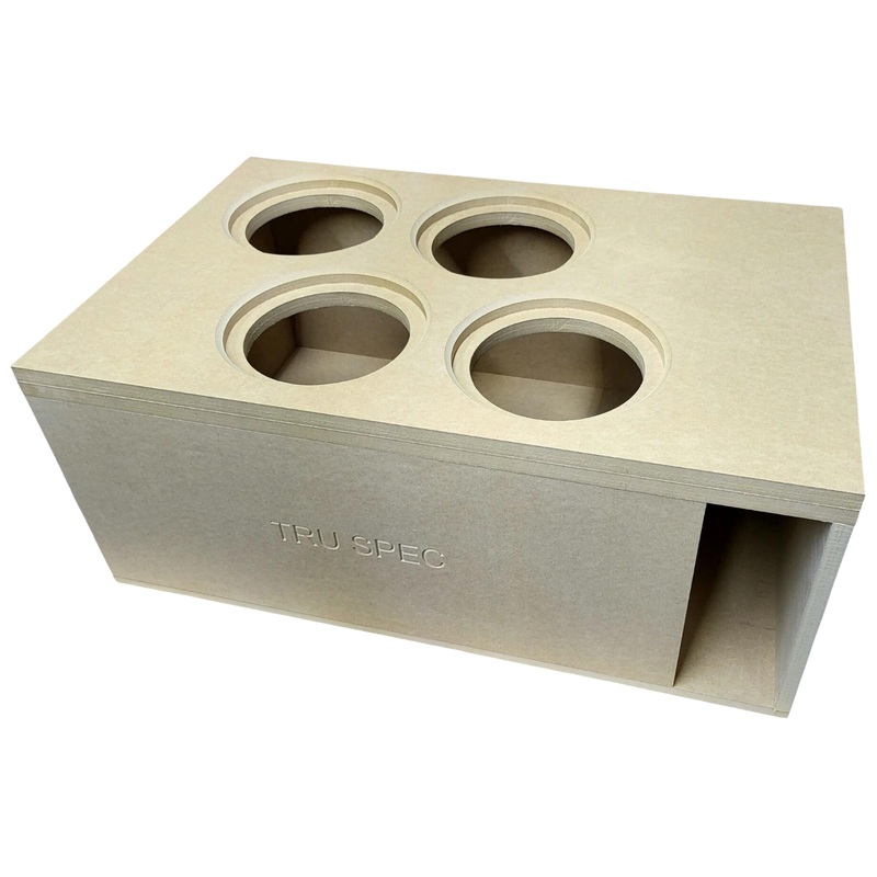 Tru Spec Back Vented Prefab Four Up Port 8″ Subwoofer Enclosure