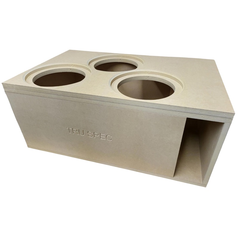 Tru Spec Back Vented Prefab Three Up Port 10″ Subwoofer Enclosure
