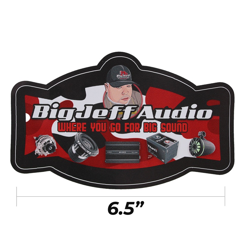 6.5″ Big Jeff Audio Official Sticker