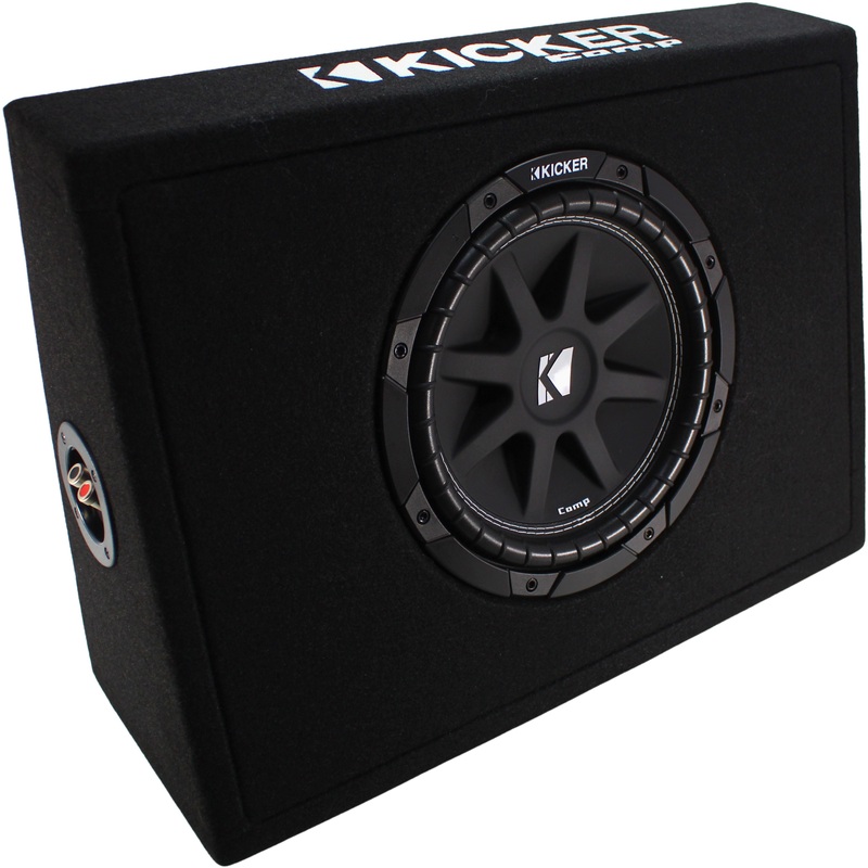 Kicker Comp Series 10″ 150W RMS 4-OHM Single Subwoofer Vented Enclosure/43TC104