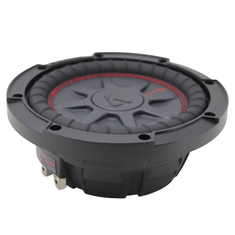 Kicker CompRT Series 8″ Dual 4-Ohm Voice Coil Subwoofer 600-Watt Peak 48CWRT84