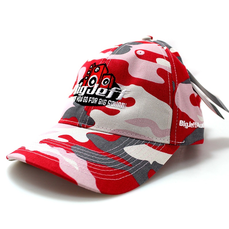 Official Big Jeff Audio Camo Pink Trucker Hat with Big Jeff Audio Logo