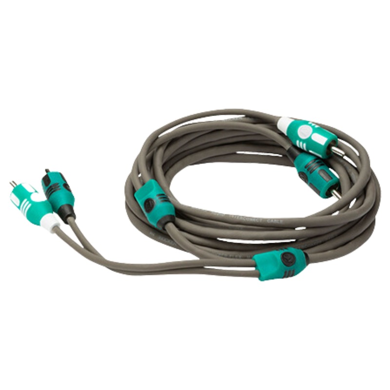 Kicker 2 Channel Marine-Grade Audio Interconnect RCA Cable 23ft / 7m