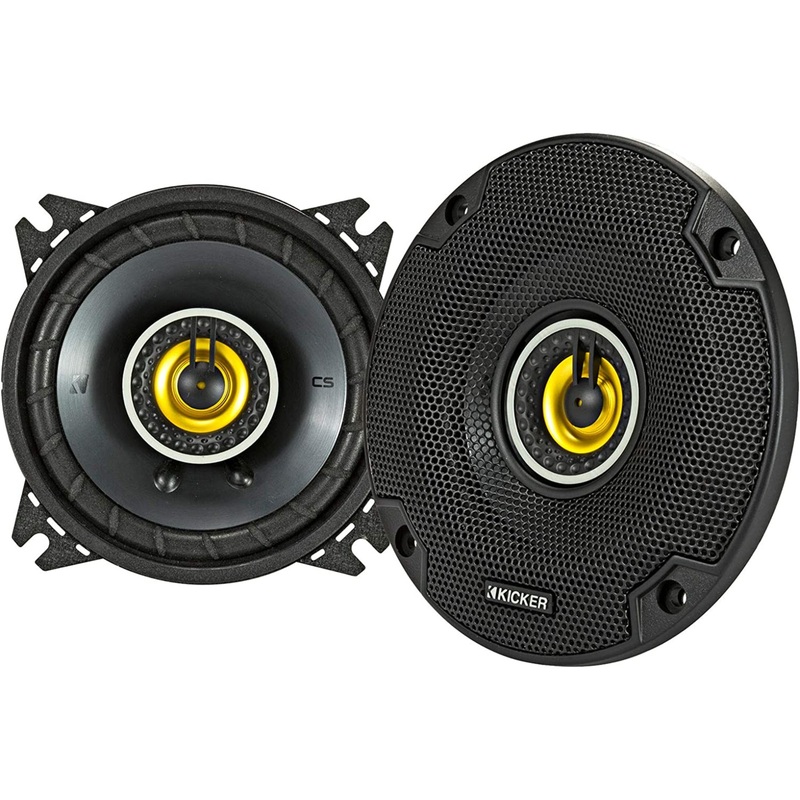Kicker 4″ 300W 4 Ohm 2-Way Coaxial Speakers for Car Audio CS Series 46CSC44