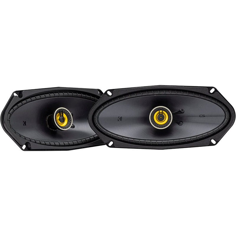 Kicker 4″ x 10″ 225W 4 Ohm 2-Way Coaxial Speaker Pair CS-SERIES 50CSC4104