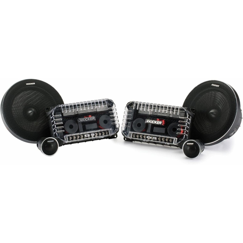 Kicker 6.75″ 200W 4 Ohm Coaxial Component System w/ 1-3/16″ Tweeters 41QSS674