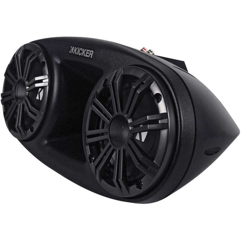 Kicker 6.75″ 300W RMS 4 Ohm Weather-proof Marine Tower Speakers 41KMT674