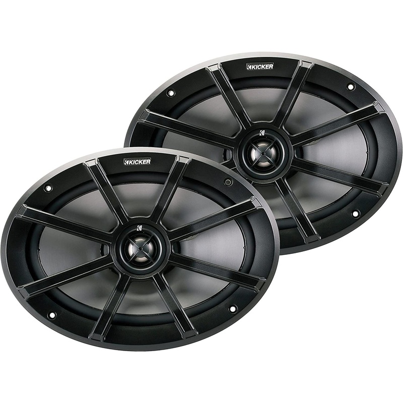 Kicker 6″ x 9″ 180W 4 Ohm Coaxial Weather-proof Powersports Speakers 40PS694