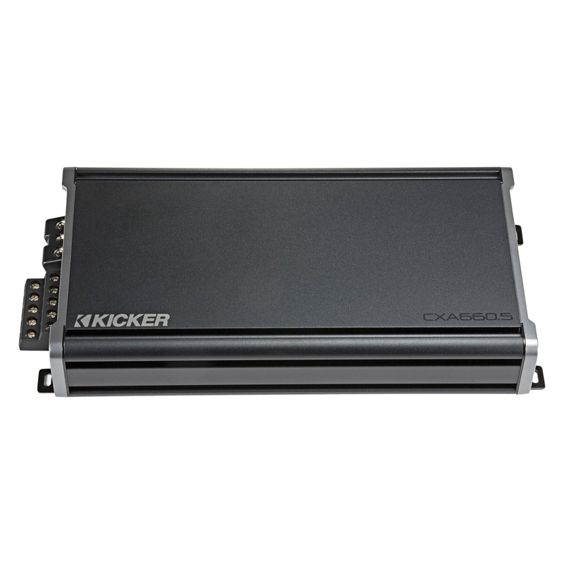 Kicker 660W RMS 4-Channel Full-Range Amplifier w/300-watt Class D Sub Channel
